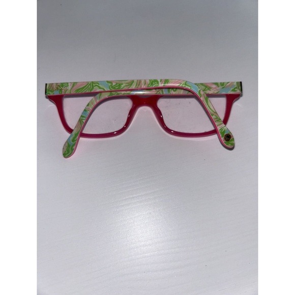 Lilly Pulitzer Eyeglasses "Cozy" Pink green Optical Frame *Has Prescription - Picture 3 of 6
